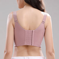 Front closure bra with floral lace - Emilia-Purple-10C-State of Style