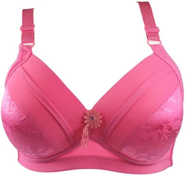 Full Coverage Wireless Plus Size Bra-Watermelon Red-12B-State of Style