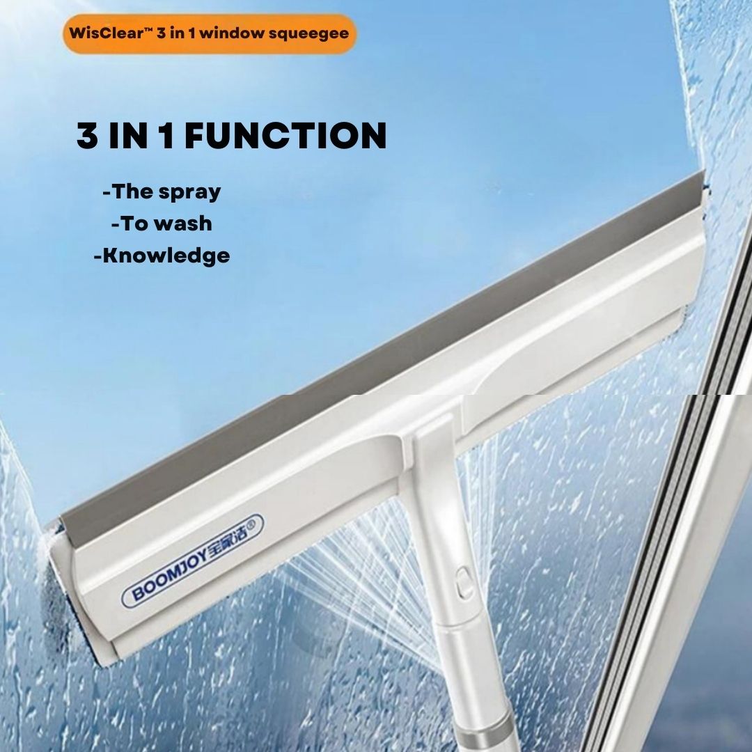 Functional 3-in-1 Window Cleaner - ClearView-State of Style