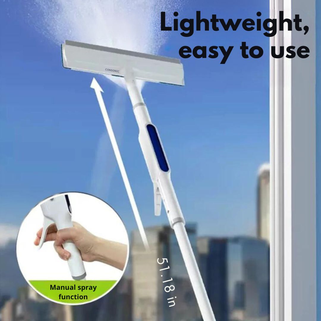 Functional 3-in-1 Window Cleaner - ClearView-State of Style
