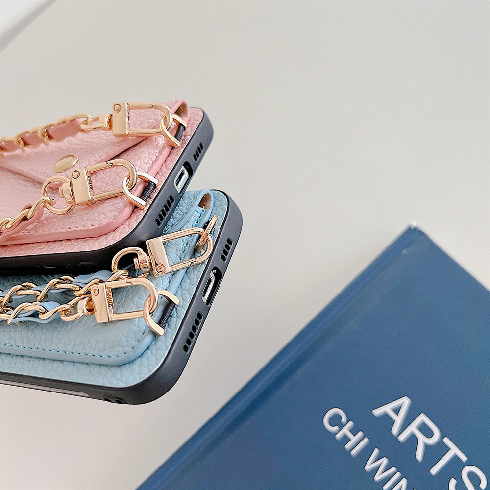 Functional iPhone Case with Wallet - Celeste-Beige-iPhone 7-State of Style