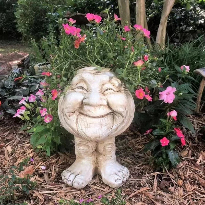 Funny Face Wax Plant Pot - GigglePot-1-State of Style