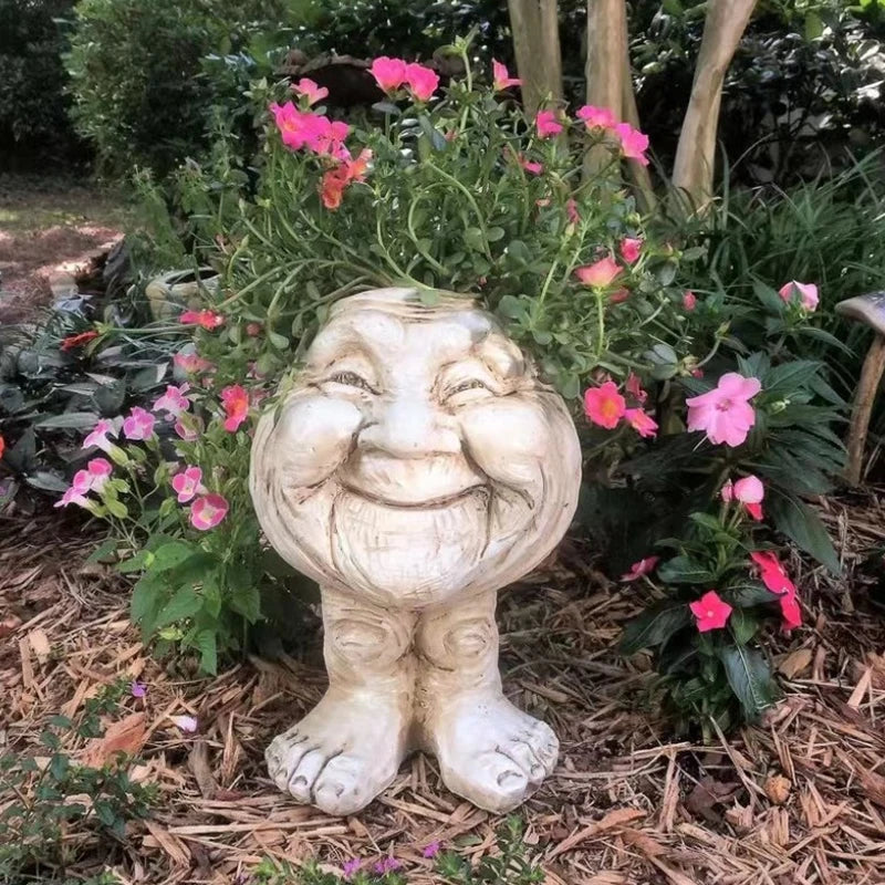 Funny Face Wax Plant Pot - GigglePot-1-State of Style