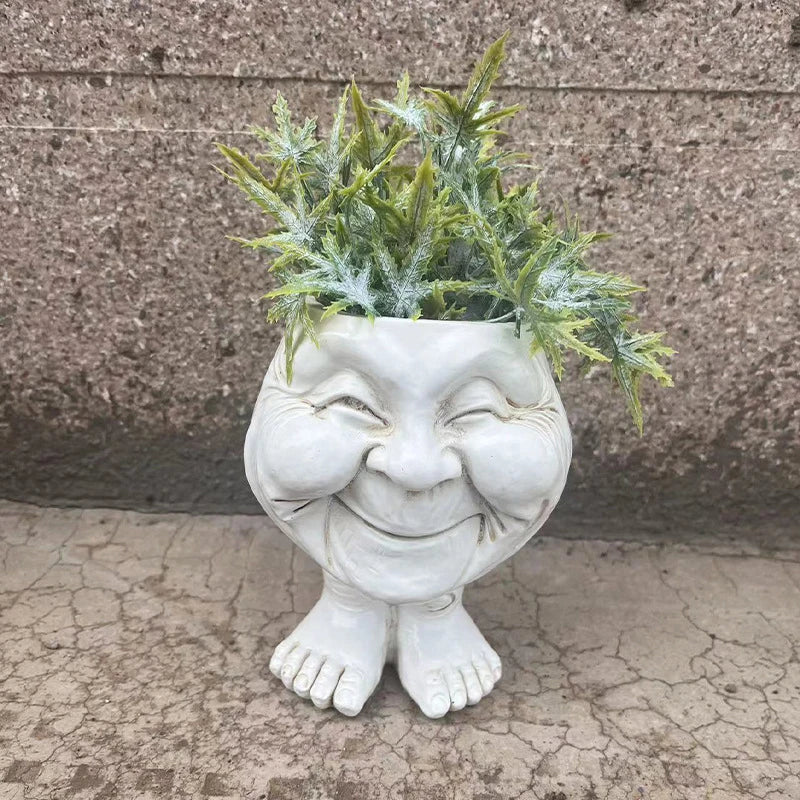 Funny Face Wax Plant Pot - GigglePot-1-State of Style