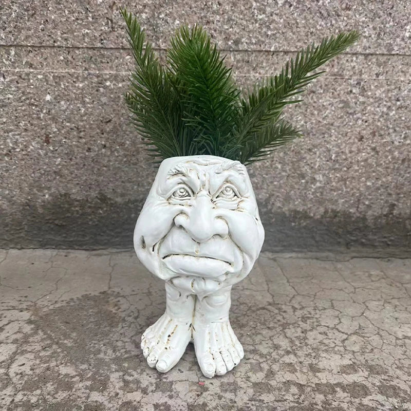 Funny Face Wax Plant Pot - GigglePot-3-State of Style