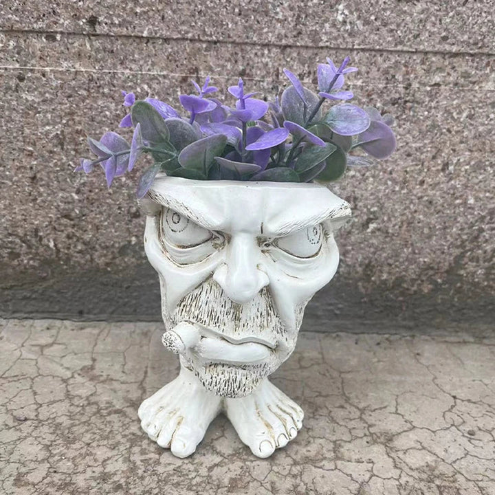 Funny Face Wax Plant Pot - GigglePot-6-State of Style