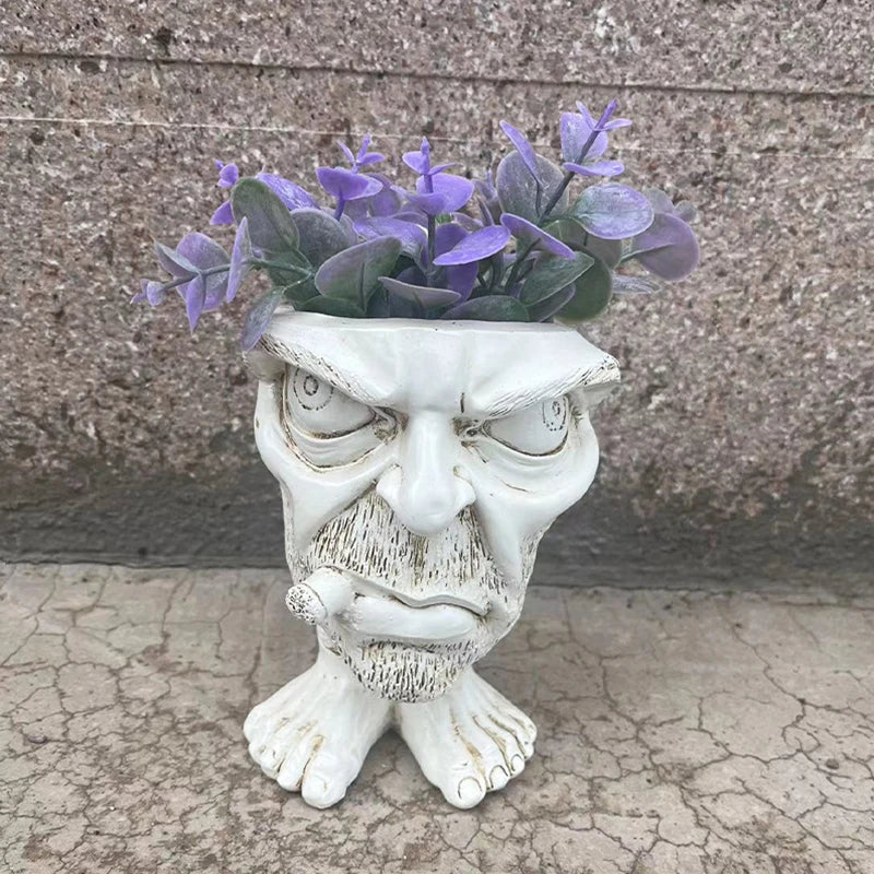 Funny Face Wax Plant Pot - GigglePot-6-State of Style