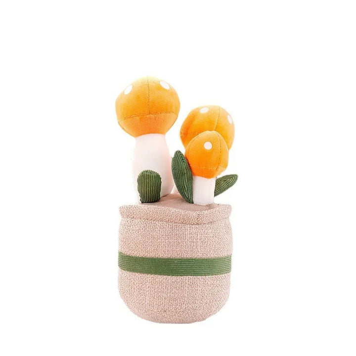 Funny Flower Cuddle - BloomBuddy-Orange Mushroom-State of Style