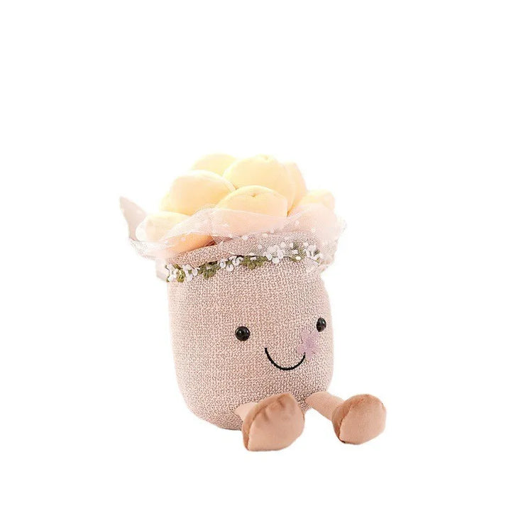 Funny Flower Cuddle - BloomBuddy-Yellow Flower Pot-State of Style