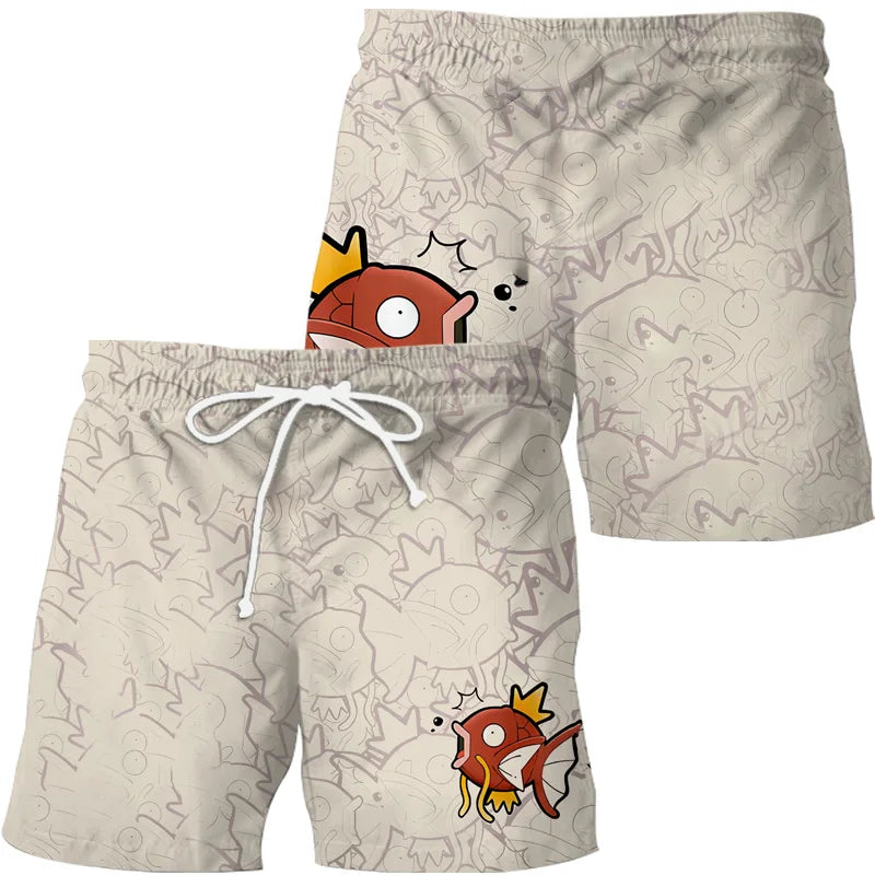 Funny summer set with Gengar & Snorlax print | Buy 1, get 1 free - SleepyFun-02-M-State of Style