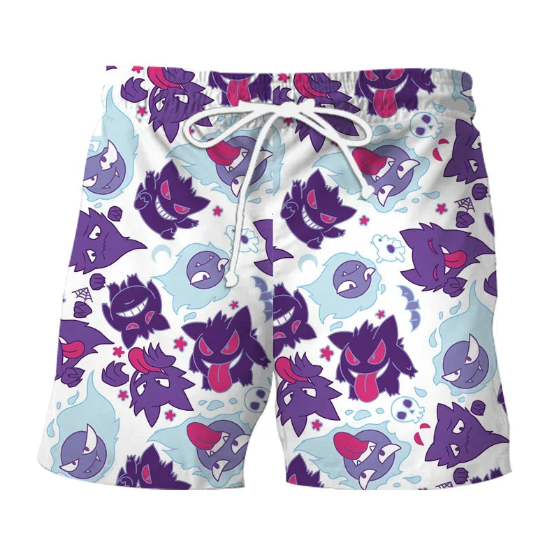 Funny summer set with Gengar & Snorlax print | Buy 1, get 1 free - SleepyFun-03-M-State of Style