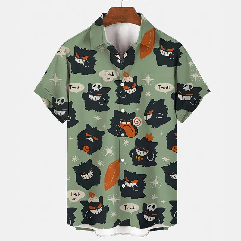 Funny summer set with Gengar & Snorlax print | Buy 1, get 1 free - SleepyFun-04-M-State of Style