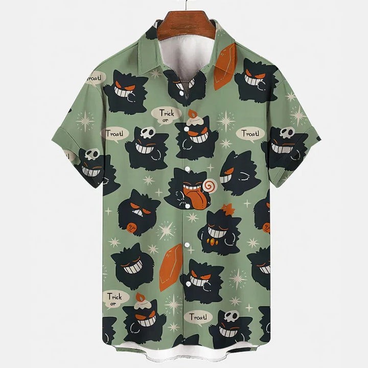 Funny summer set with Gengar & Snorlax print | Buy 1, get 1 free - SleepyFun-04-M-State of Style