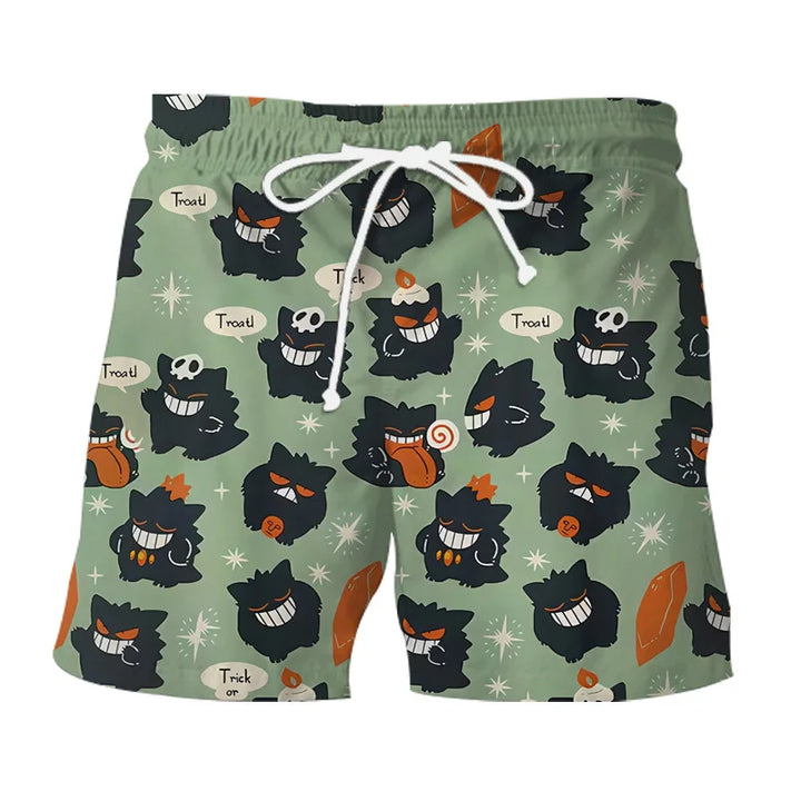Funny summer set with Gengar & Snorlax print | Buy 1, get 1 free - SleepyFun-05-M-State of Style