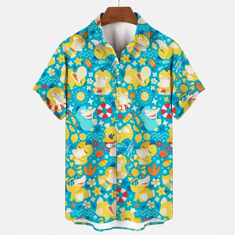 Funny summer set with Gengar & Snorlax print | Buy 1, get 1 free - SleepyFun-06-M-State of Style