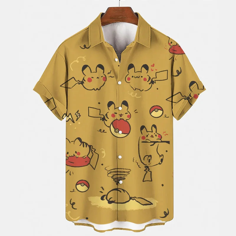 Funny summer set with Gengar & Snorlax print | Buy 1, get 1 free - SleepyFun-08-M-State of Style