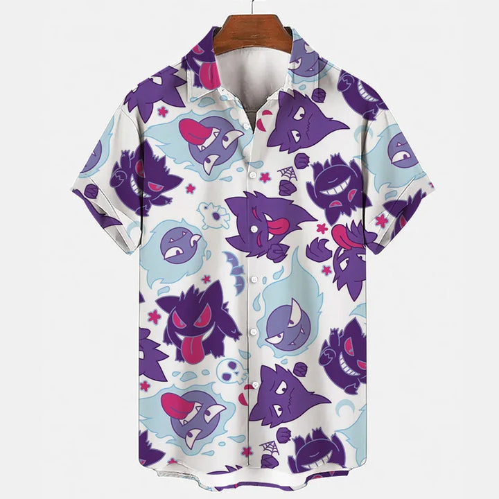 Funny summer set with Gengar & Snorlax print | Buy 1, get 1 free - SleepyFun-11-M-State of Style