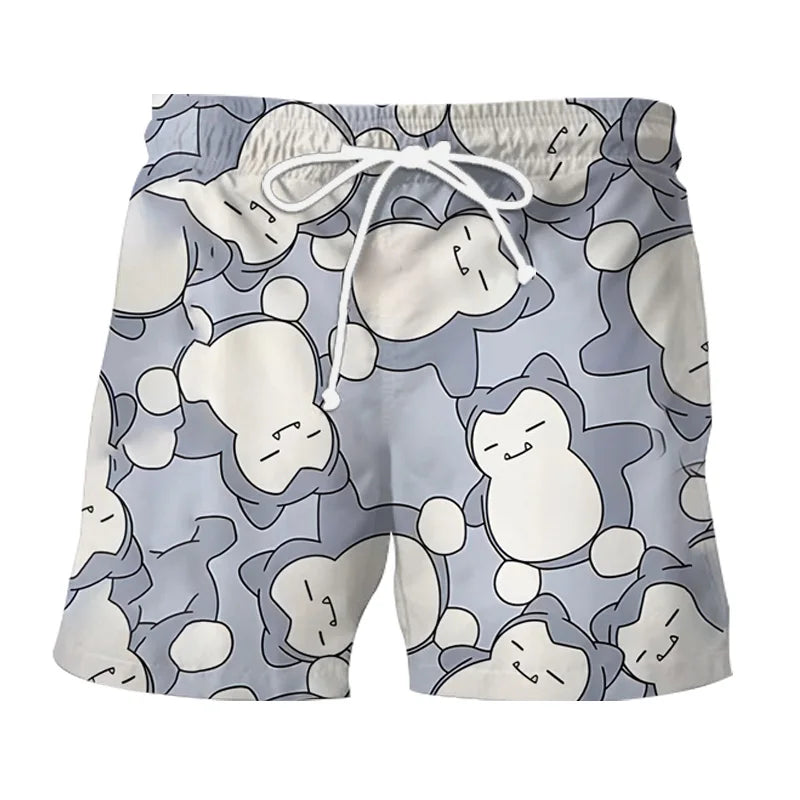 Funny summer set with Gengar & Snorlax print | Buy 1, get 1 free - SleepyFun-12-M-State of Style