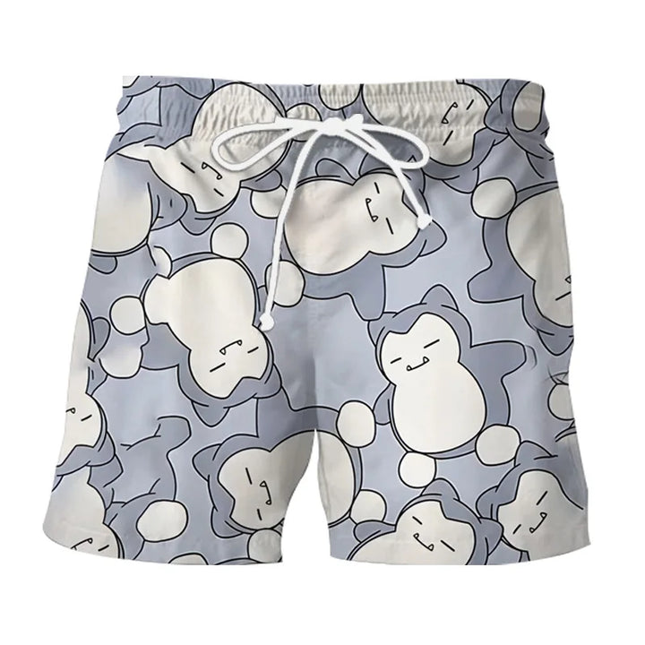 Funny summer set with Gengar & Snorlax print | Buy 1, get 1 free - SleepyFun-12-M-State of Style
