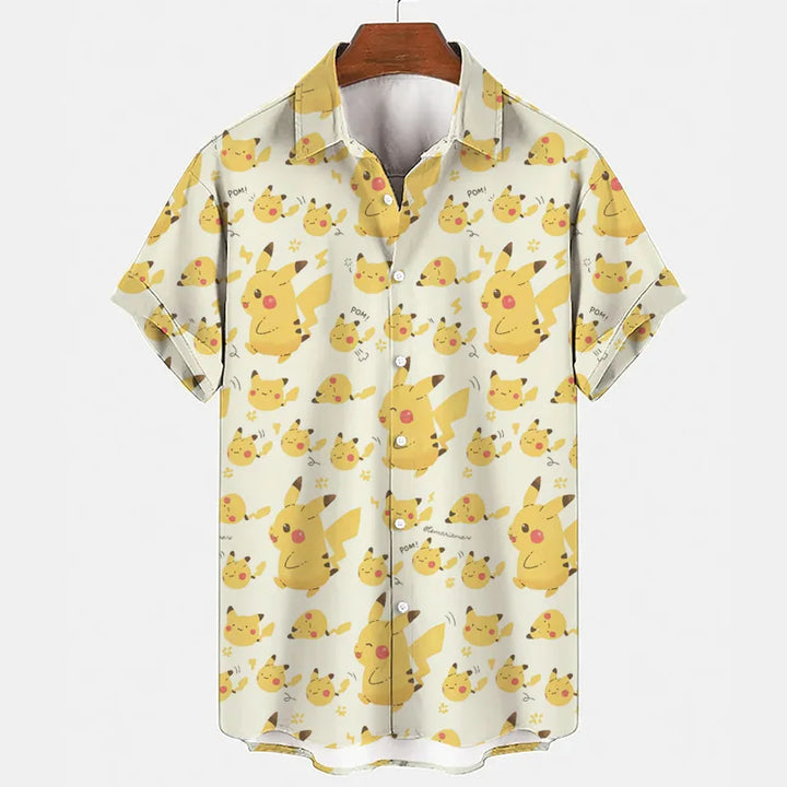 Funny summer set with Gengar & Snorlax print | Buy 1, get 1 free - SleepyFun-13-M-State of Style