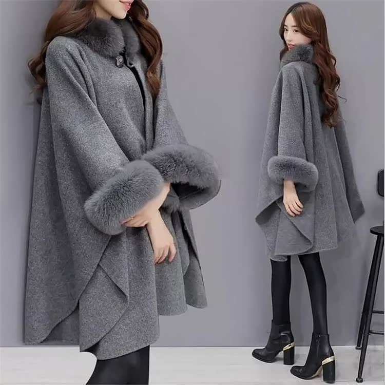 Furry Coat | Stylish Fur Coat for Women-Beige-S-State of Style