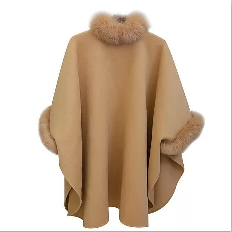 Furry Coat | Stylish Fur Coat for Women-Beige-S-State of Style