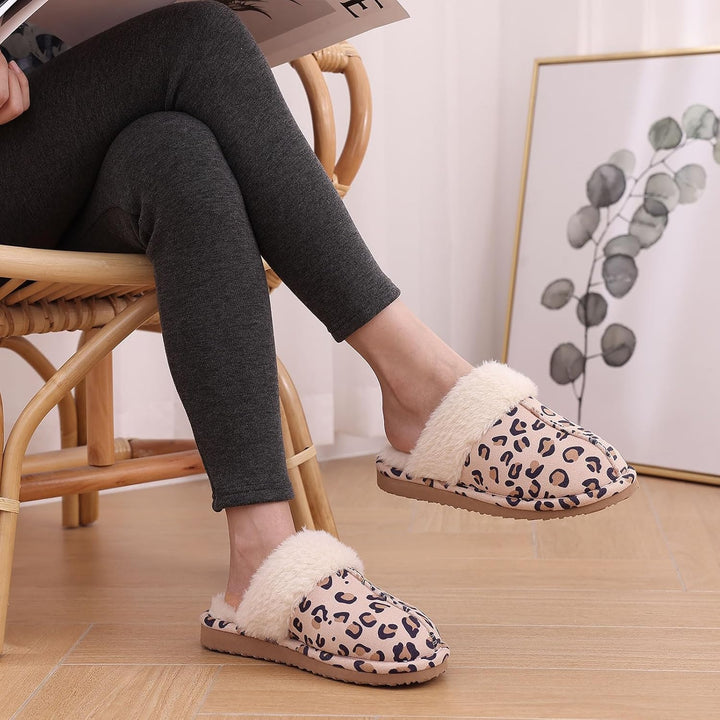 Fuzzy Memory Foam Slippers - SoftStep-Chestnut-4-State of Style
