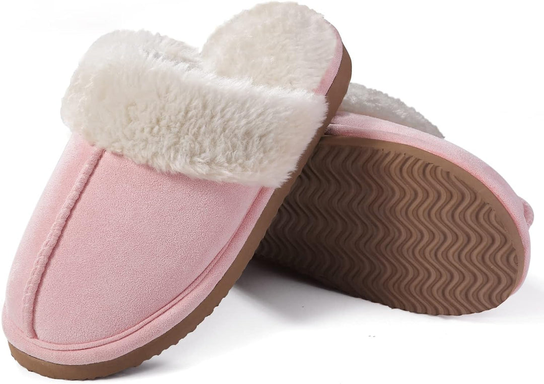 Fuzzy Memory Foam Slippers - SoftStep-Chestnut-4-State of Style