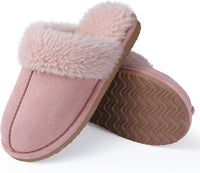 Fuzzy Memory Foam Slippers - SoftStep-Chestnut-4-State of Style