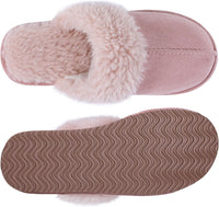 Fuzzy Memory Foam Slippers - SoftStep-Chestnut-4-State of Style