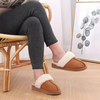 Fuzzy Memory Foam Slippers - SoftStep-Chestnut-4-State of Style