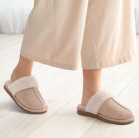 Fuzzy Memory Foam Slippers - SoftStep-Chestnut-4-State of Style