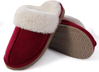 Fuzzy Memory Foam Slippers - SoftStep-Chestnut-4-State of Style