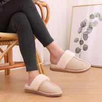 Fuzzy Memory Foam Slippers - SoftStep-Chestnut-4-State of Style