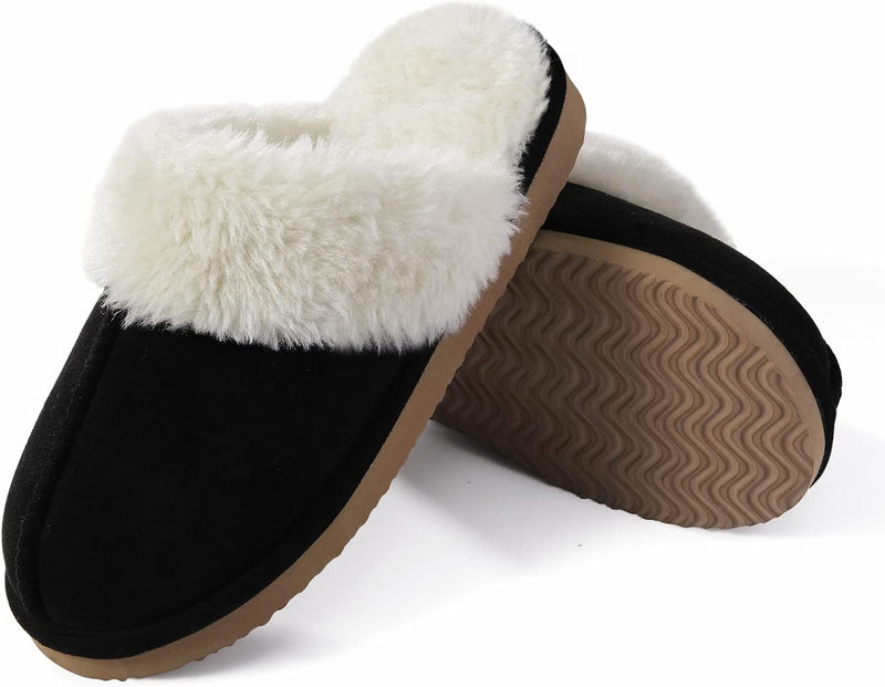 Fuzzy Memory Foam Slippers - SoftStep-Chestnut-4-State of Style