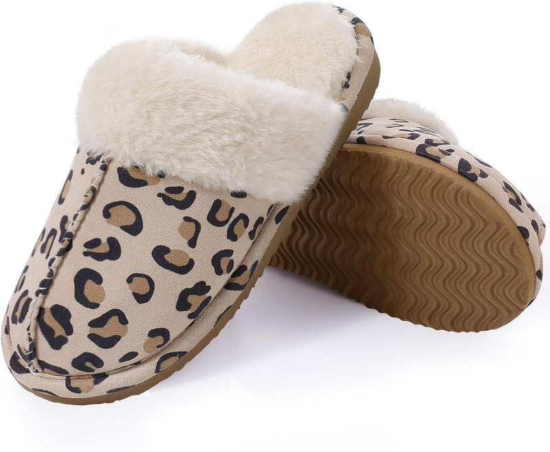 Fuzzy Memory Foam Slippers - SoftStep-Chestnut-4-State of Style