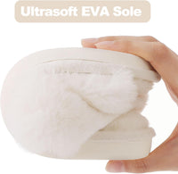 Fuzzy Slippers with Memory Foam - CloudStep-Black-3.5 - 4-State of Style