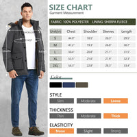 Gabriel Men's Winter Jacket with Detachable Hood-Black-S-State of Style