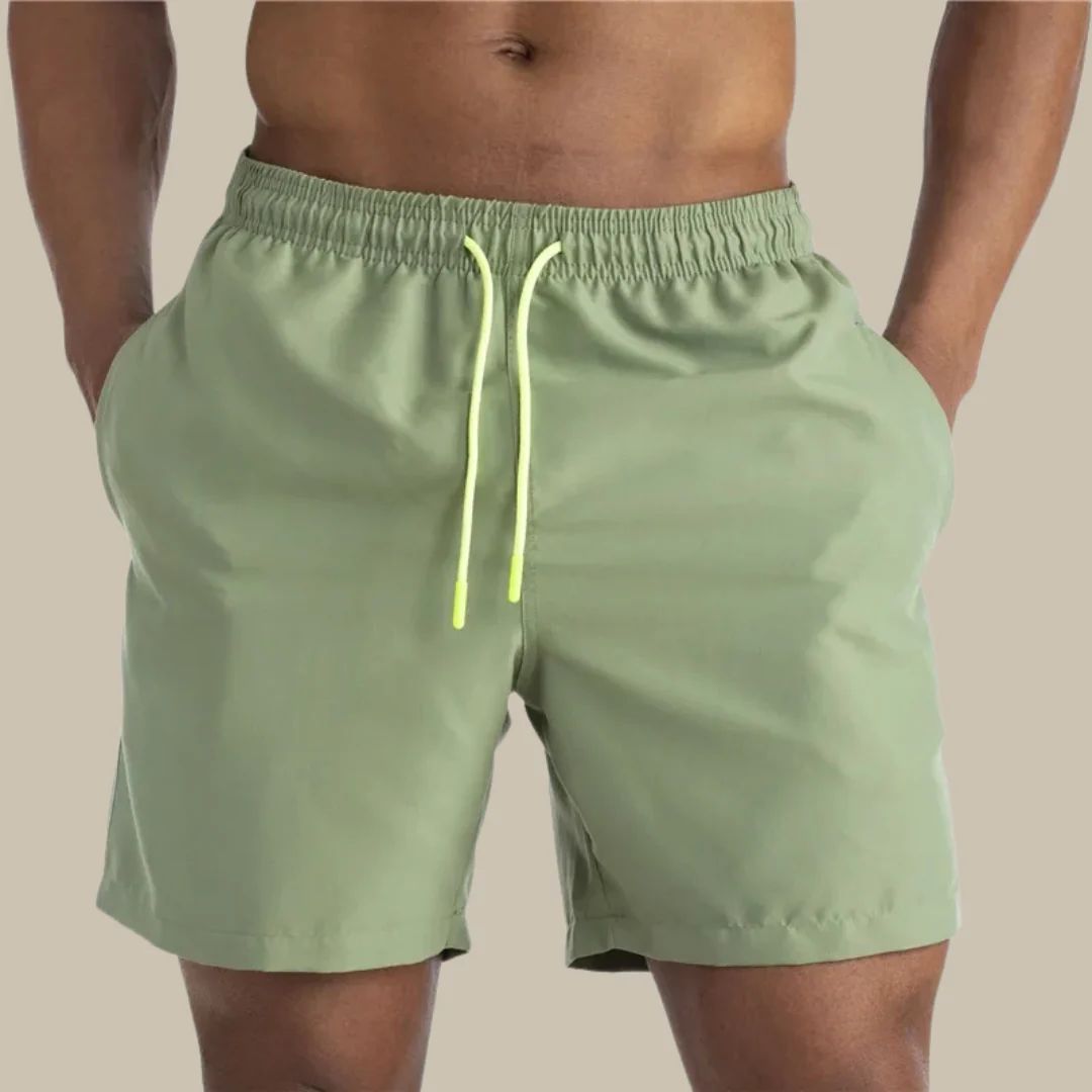 Gabriel Swim Shorts | Quick-Dry & Comfortable-Army Green-S-State of Style
