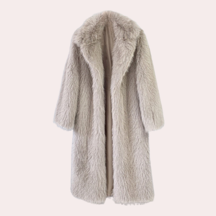 Gariela - Comfy Long Teddy Coat-XS-State of Style