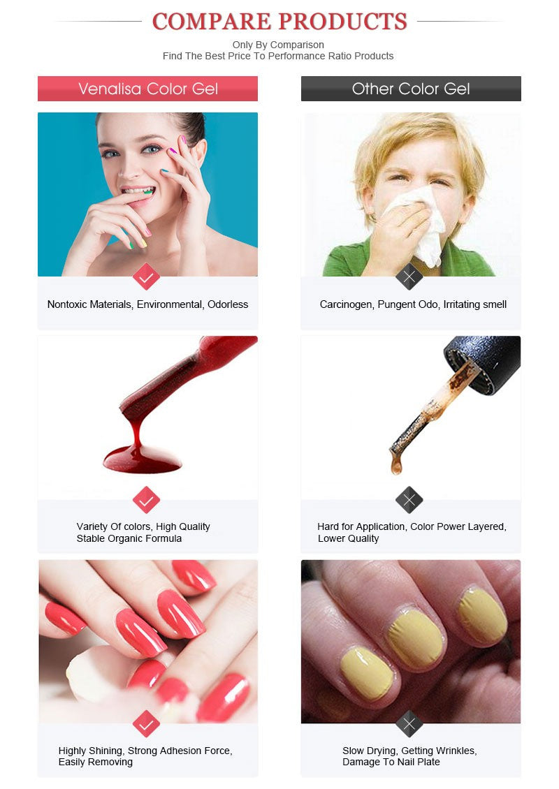 GEL NAIL VARNISH UV LED – LUXURY COLOURS 12ML-Baby Pink-State of Style