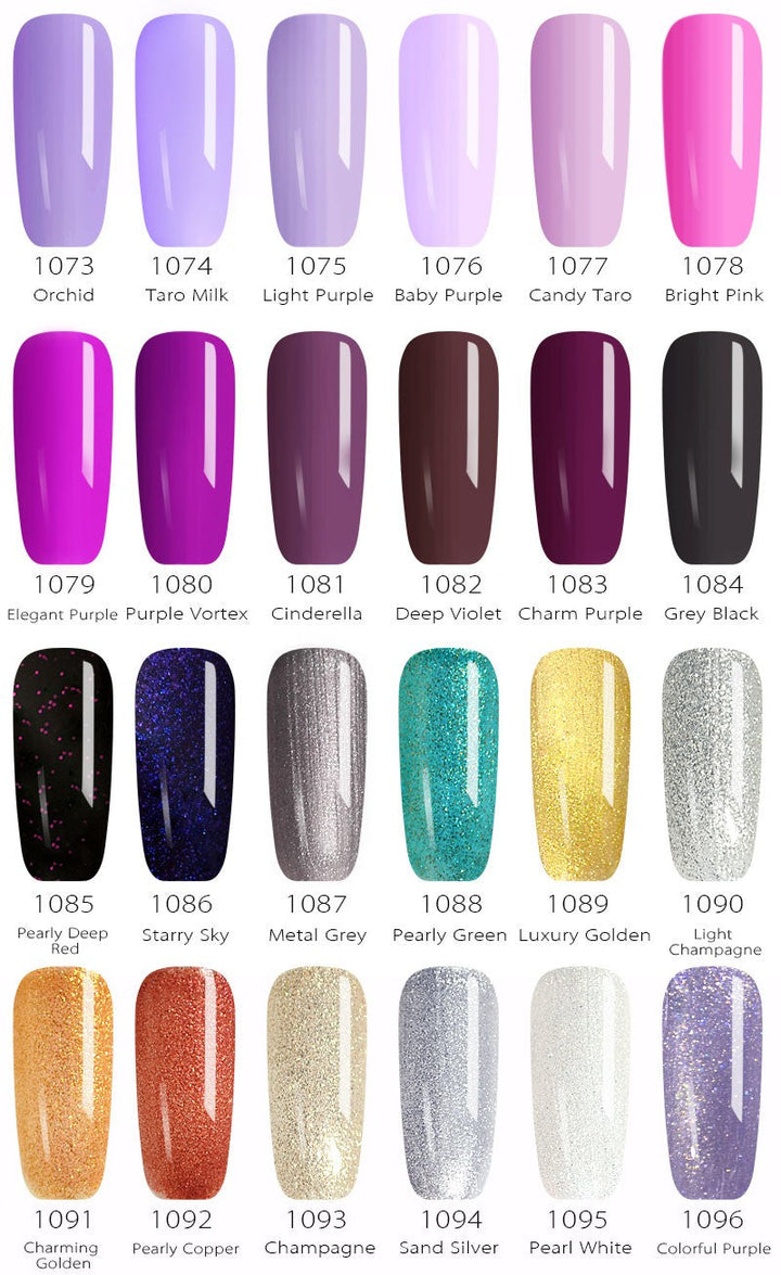 GEL NAIL VARNISH UV LED – LUXURY COLOURS 12ML-Baby Pink-State of Style