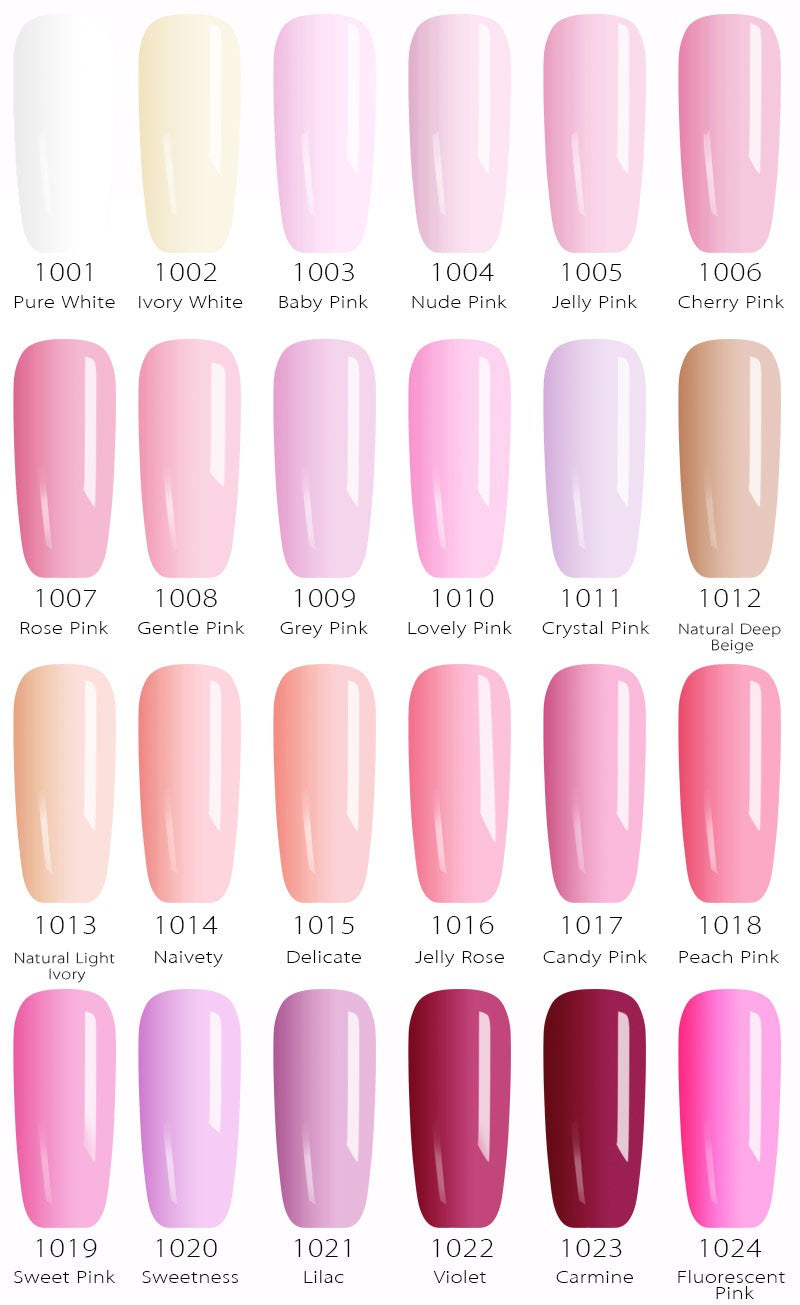 GEL NAIL VARNISH UV LED – LUXURY COLOURS 12ML-Baby Pink-State of Style