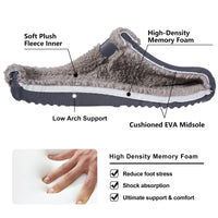 Gem Winter Clogs – Waterproof and Warm Indoor & Outdoor Slippers-Black & White-4.5-5.0-State of Style