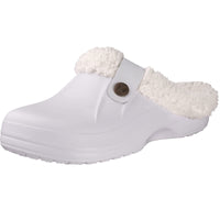 Gem Winter Clogs – Waterproof and Warm Indoor & Outdoor Slippers-Black & White-4.5-5.0-State of Style