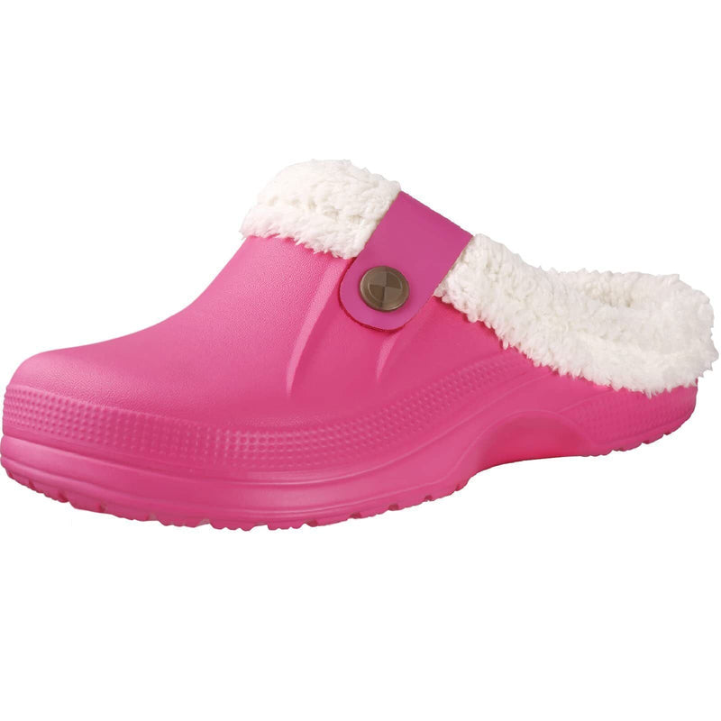 Gem Winter Clogs – Waterproof and Warm Indoor & Outdoor Slippers-Bright Pink-4.5-5.0-State of Style
