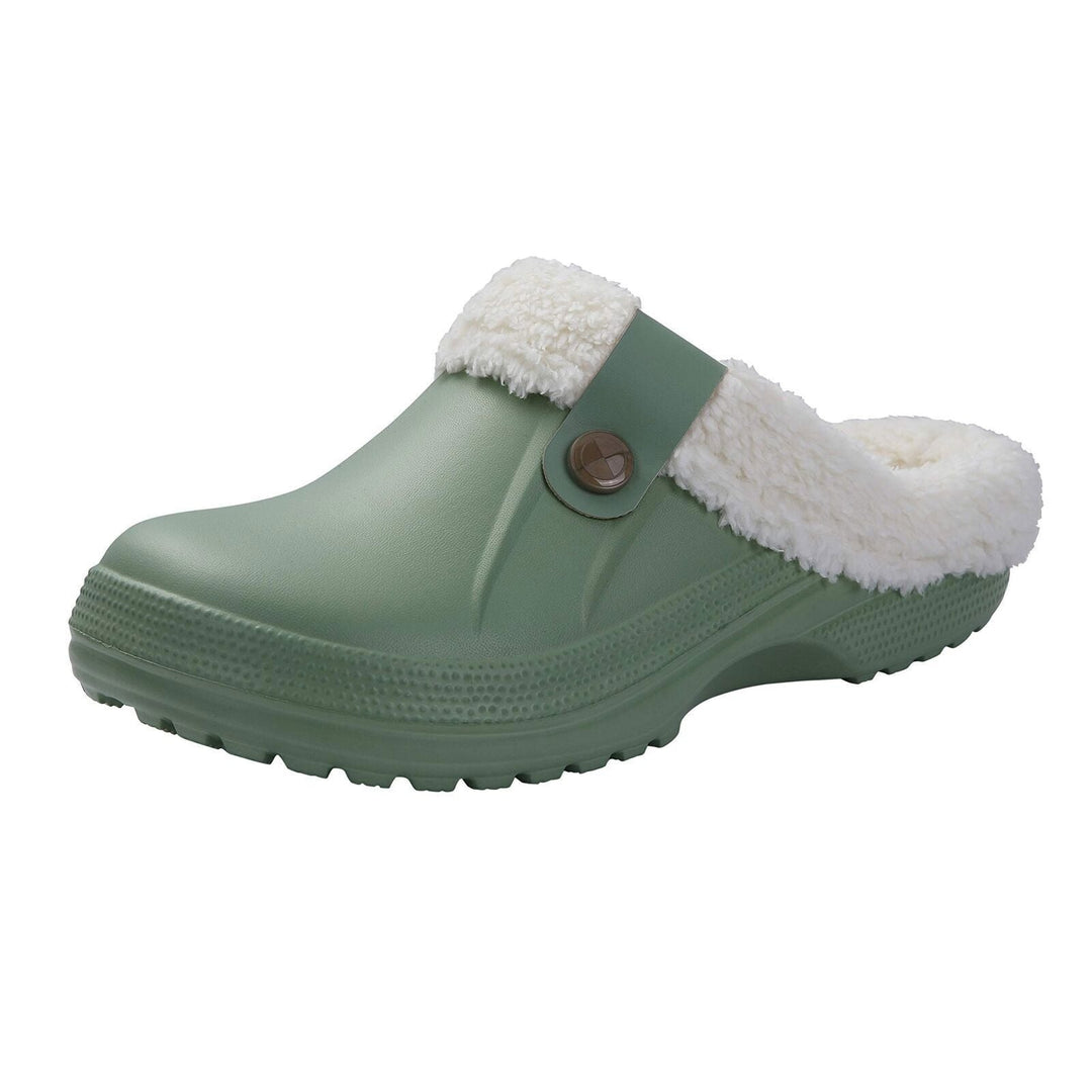 Gem Winter Clogs – Waterproof and Warm Indoor & Outdoor Slippers-Green-4.5-5.0-State of Style