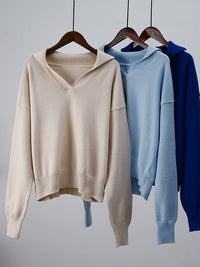 GemmaShirt | Stylish Sweater for Women-White-S-State of Style