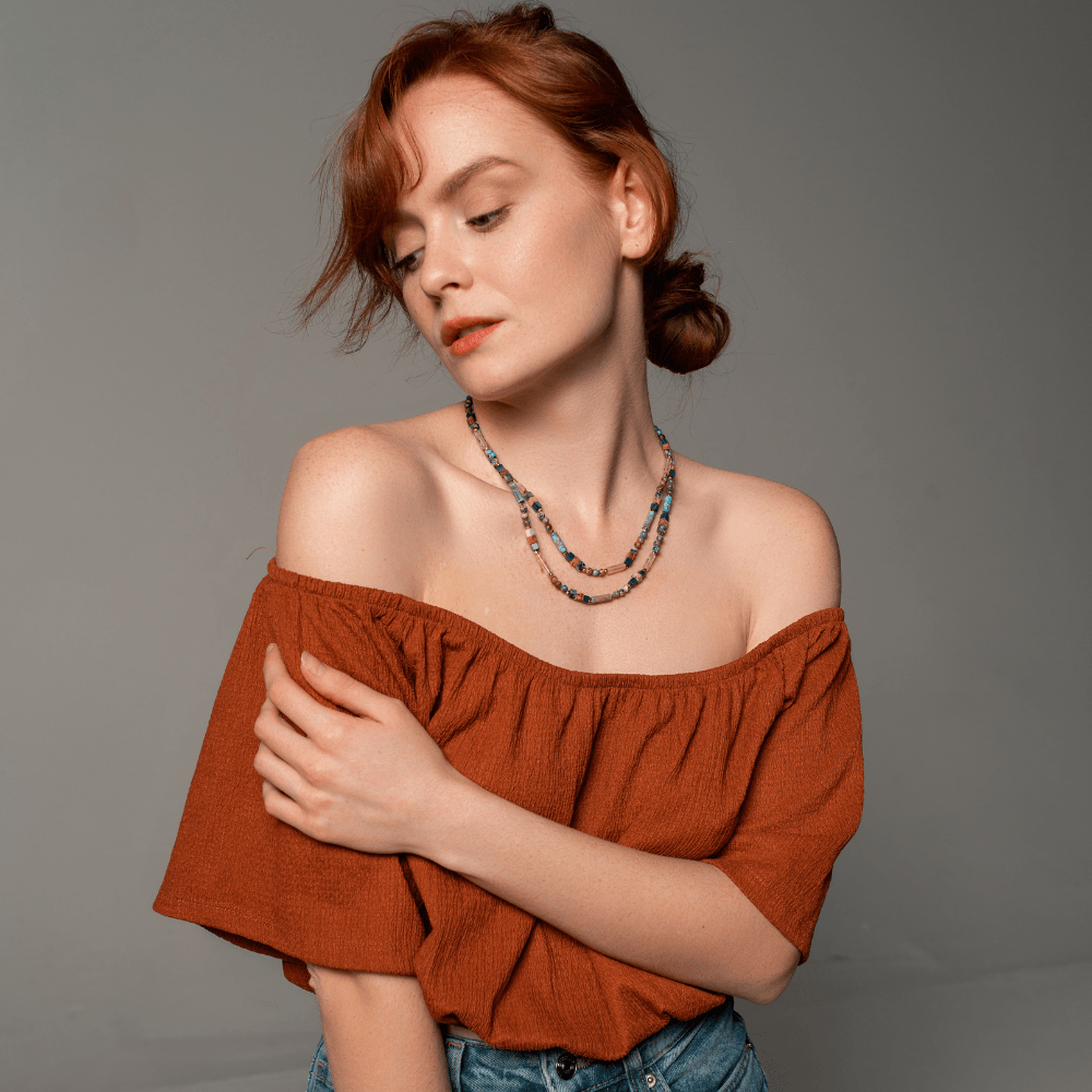 Gemstone Choker Necklace - Isabella-State of Style
