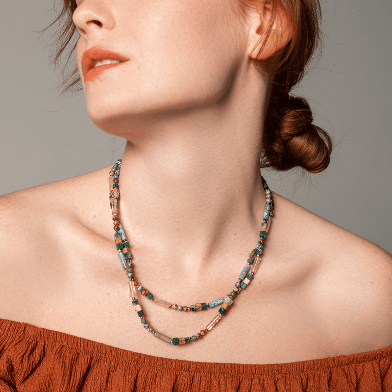 Gemstone Choker Necklace - Isabella-State of Style